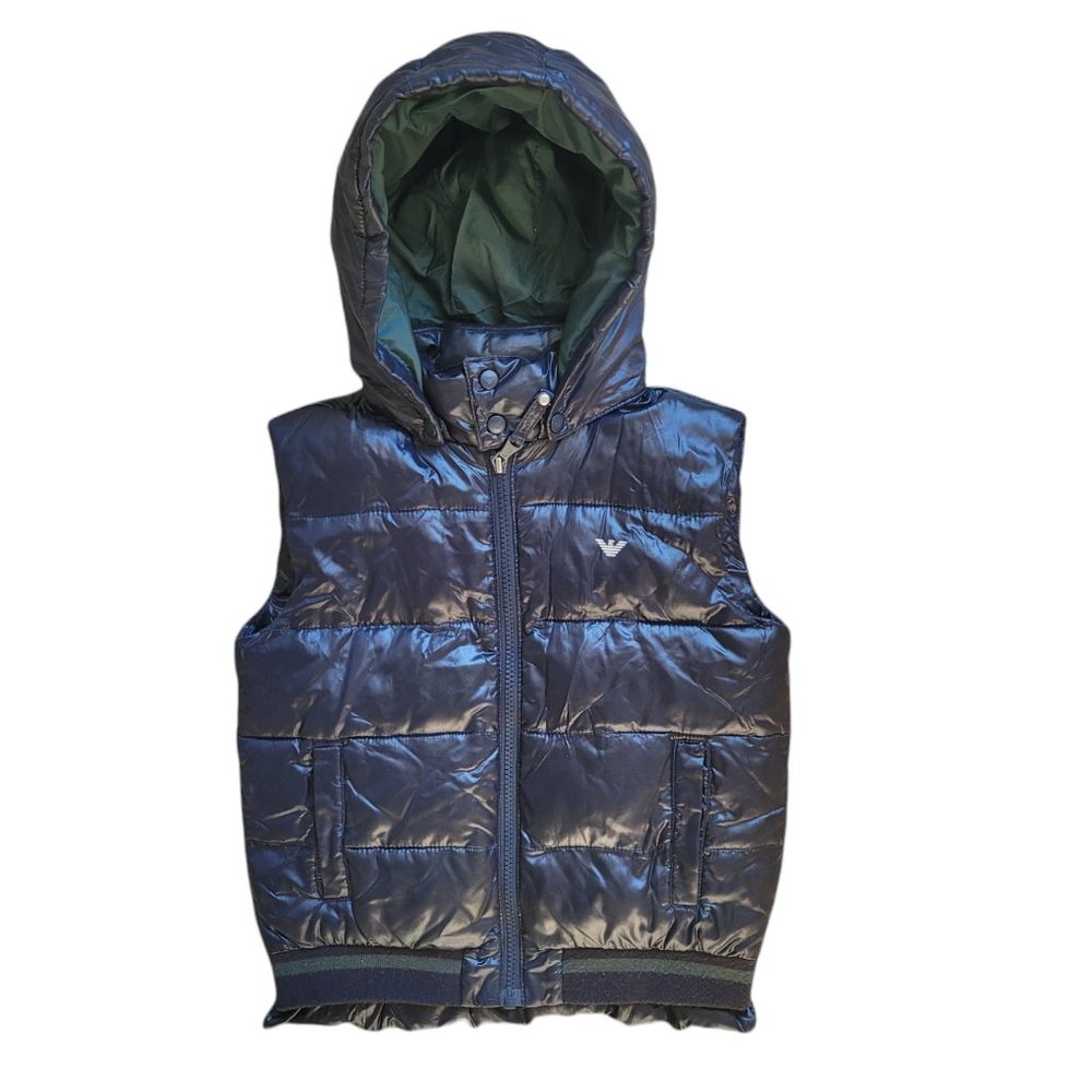 Armani Junior Hooded Puffer Vest